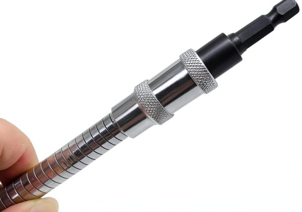 Flexible Drill Bit Extension AUTOTOOLHOME 11.5" Magnetic Hex Shank-7