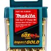 Makita Impact Gold T25 Torx Power Bit 2in 15-Piece Set-2