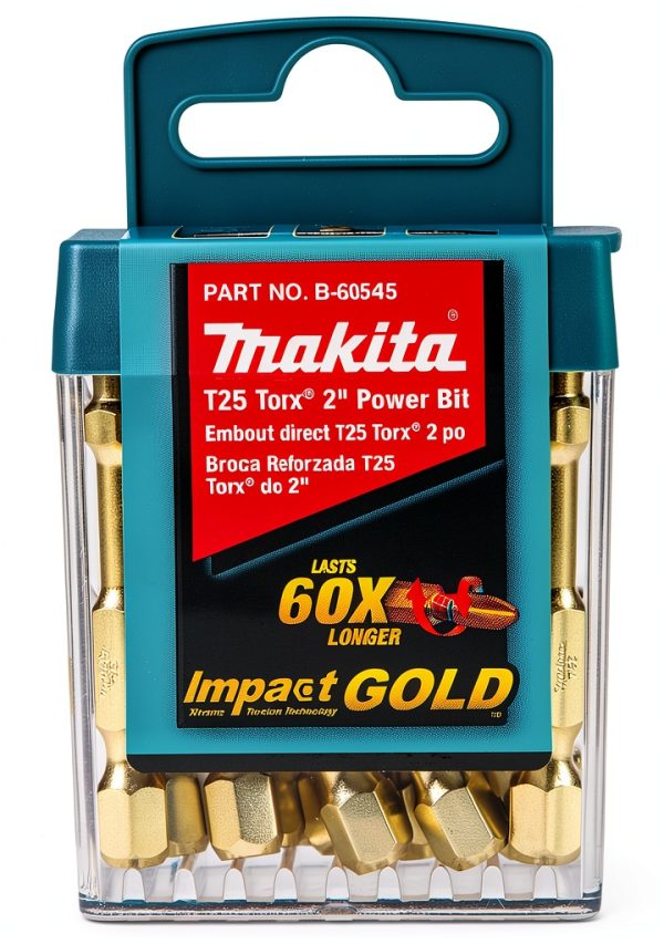 Makita Impact Gold T25 Torx Power Bit 2in 15-Piece Set-2