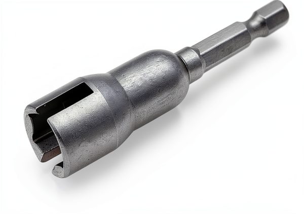 Hex Shank Wing Nut Driver Socket - Butterfly Adapter for Drill, Silver-2