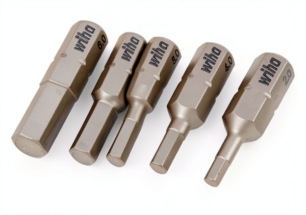 Wiha 71397 6 Piece Hex Insert Bit Set - Metric-1