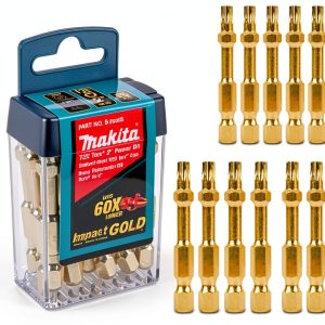 Makita Impact Gold T25 Torx Power Bit 2in 15-Piece Set-0
