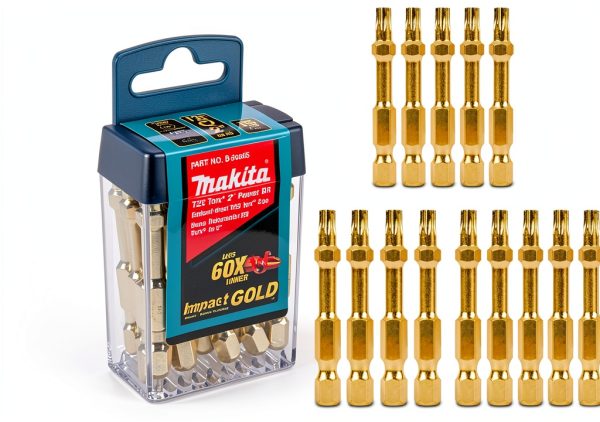 Makita Impact Gold T25 Torx Power Bit 2in 15-Piece Set-0